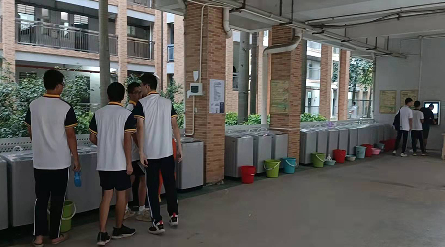 好評續(xù)單！江門一中學(xué)校持續(xù)追加共享洗衣機(jī)！