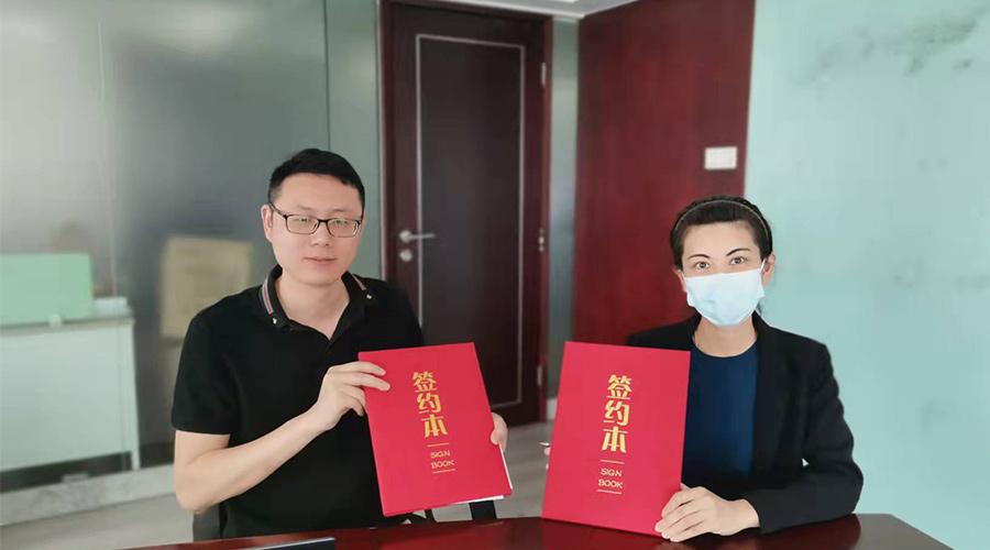 祝賀！金環(huán)電器與寧波某品牌電商客戶再次合作，簽約成功！