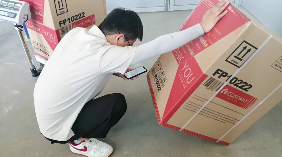 實況直擊！客戶北美COSTWAY開展衣物烘干機驗貨